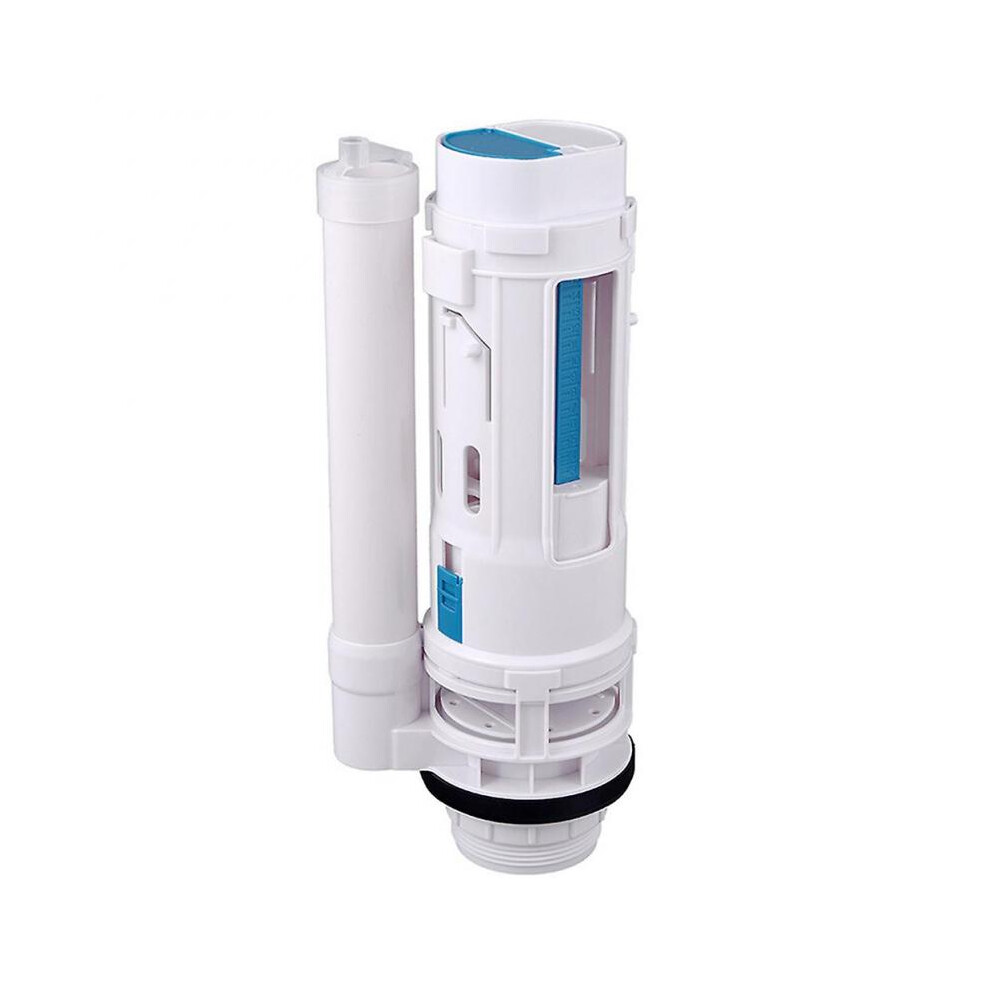 (18.5cm) Water Tank Connected 2 Flush Fill Toilet Cistern Inlet Drain Button Repair Parts Water Outlet