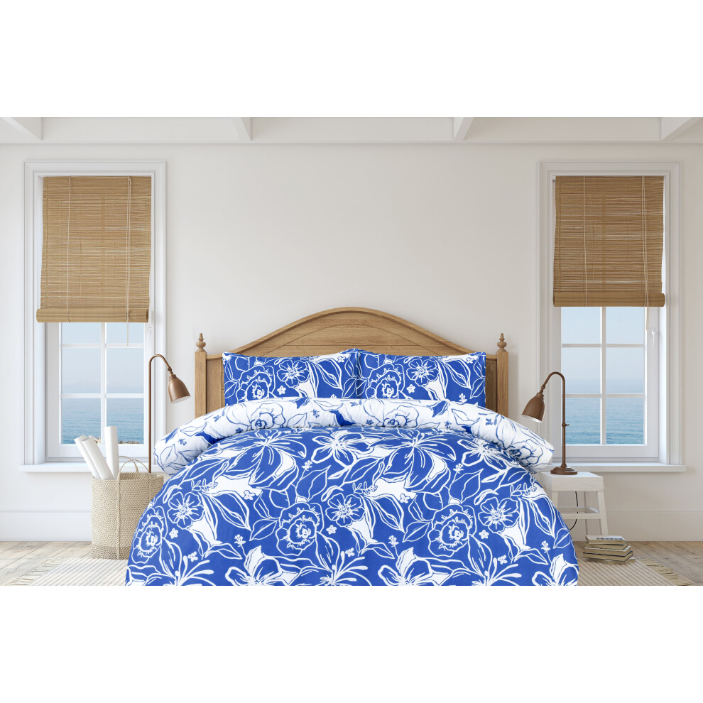 Smart Living - Duvet Set - Tropical Print - Blue - Extra Large - Image 3