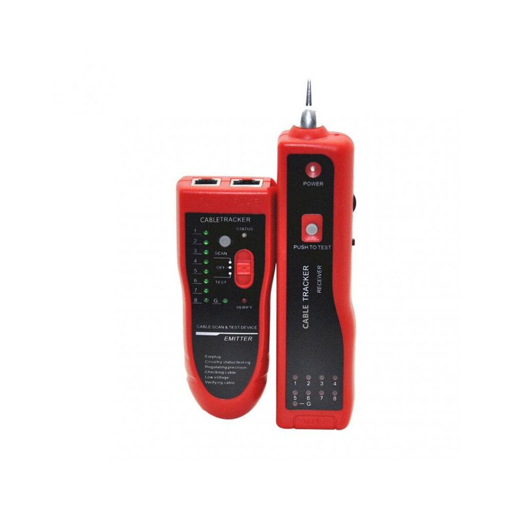 Underground Wire Locator Cable Finder Cable Tester with LED Light Cable Detector Repair and Maintenance Tool