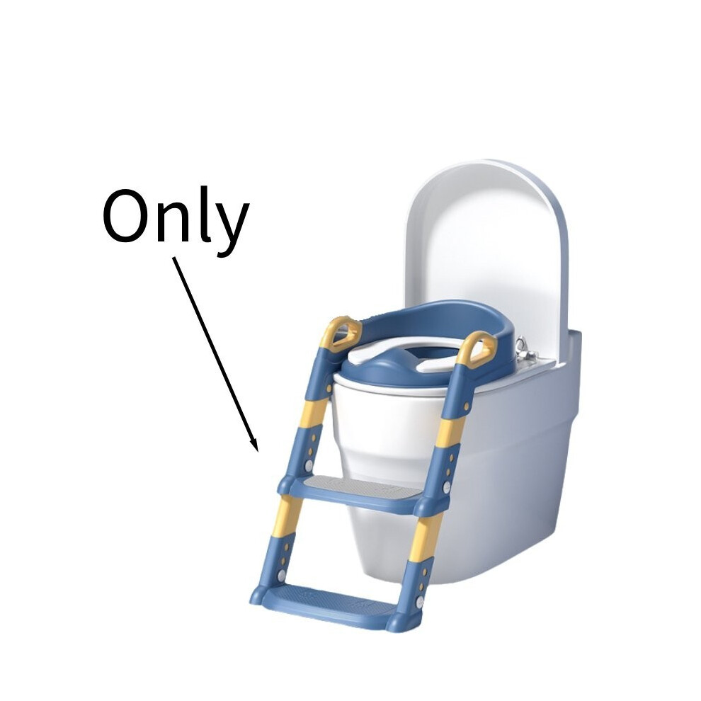 (Blue)Échelle d'aide pliable pour enfants siège de toilette portable salle de bain outils matériel PVC