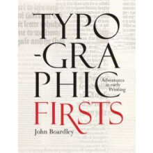 Typographic Firsts by John Boardley Hardcover Book