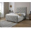 Snugg Furniture (King 5Ft, Silver) Valencia Plush Velvet Upholstered Bed 1