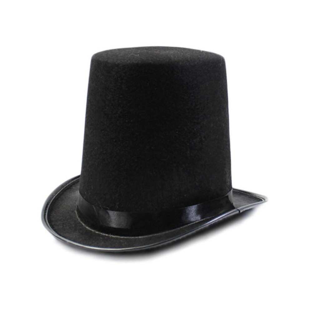 (Black) Vintage Fedora Hat Cotton Short Brim Western Cowboy Hat Versatile Trilby Top Hat for Dinner Outdoor Casual Wear  White with black edg