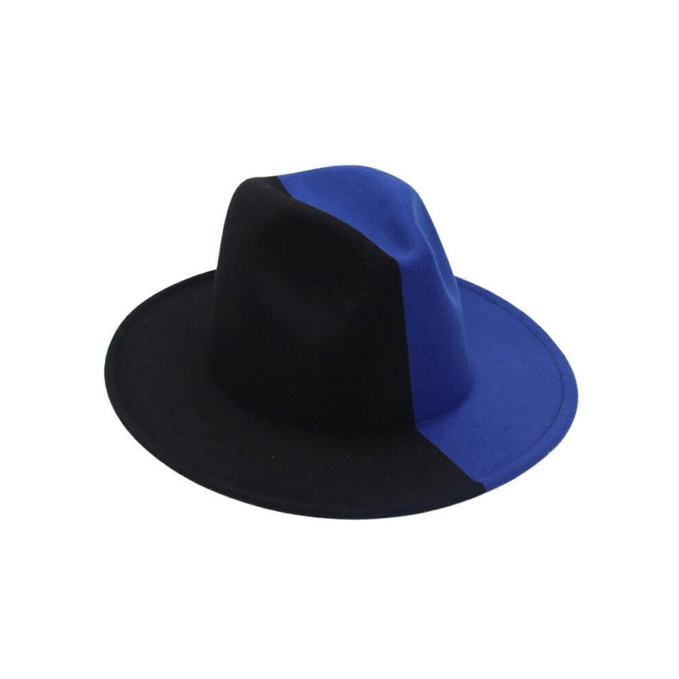 (black royal blue) Cowgirl Cowboy Hats Jazz Hat for Women Christmas Cowboy Hat Church Hat Model Show Cowboy Hat Felt Hat Adult Men Hat  black Rose Red