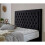 Snugg Furniture (Double 4Ft, Black) Valencia Plush Velvet Upholstered Bed 3