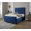 Snugg Furniture (Single 3Ft, Blue) Valencia Plush Velvet Upholstered Bed 1