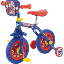 Amazing Friends 2-In-1 Training Toddler Bike Convertible Training and Balance Bike for 2+ Years Adjustable 10 Inches Bikes