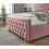 Snugg Furniture (Single 3Ft, Pink) Valencia Plush Velvet Upholstered Bed 4
