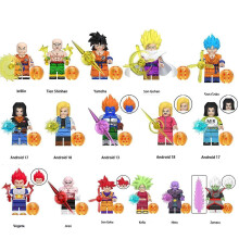 (16PCS Anime Dragon Ball - B) 34PCS Anime Dragon Ball Collect Children's Toys MiniFigures Fit Lego