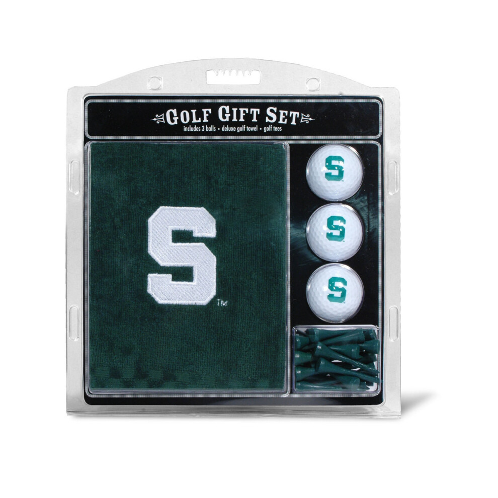 Photos - Golf Michigan State Spartans Gift Set with Embroidered Towel - Special Order 6.38E+11