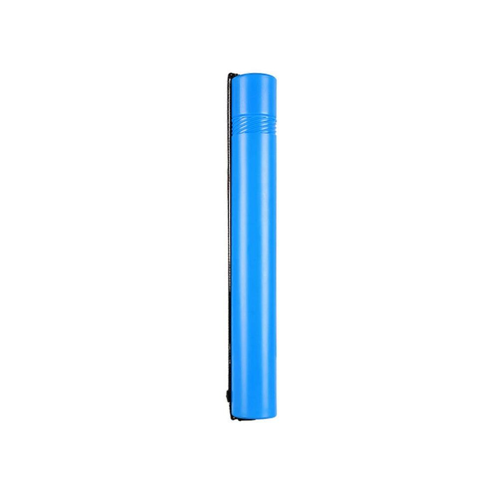 (Blue) Telescoping Art Painting Traveling Tube, Extendable Poster and Document Storage Holder Case Tube with Carrying Strap  White