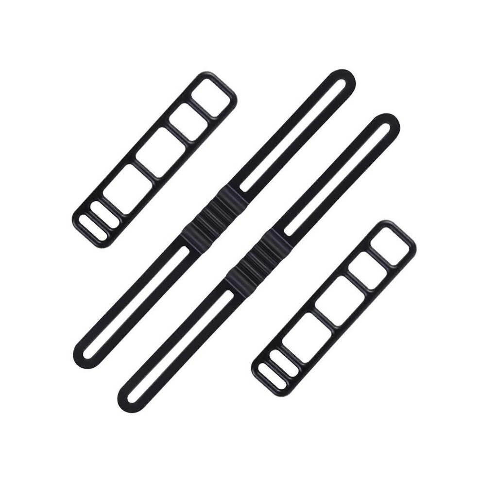(Set three) Cycling Bicycles Light Tie Ribbon Strap Light Mount Bandages Bicycles Silicones Strap Flashlight Phone Strap