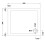 Small White Shower Tray Low Profile Rectangle 900 x 760 and Fast Flow Waste 4