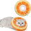 Adjustable Cat Cone Collar Soft Cute Cat Recovery Collar Kitten Post Surgery Cat Cone, Small 1
