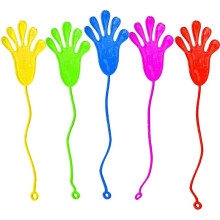 Pack of 48 Elastic Sticky Hand Toys Best Gifts for Kids' Party, Birthdays