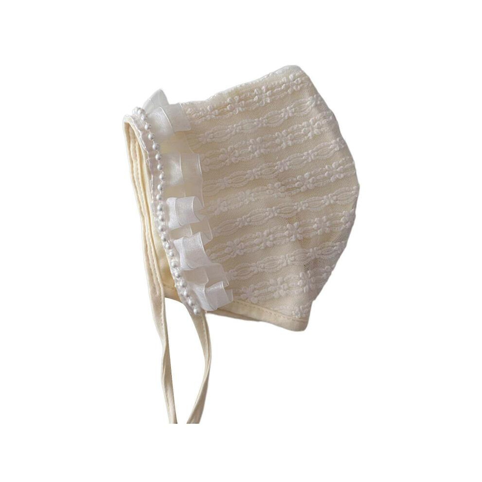 (7) Breathable Wide Brims Bonnet Hot Day Sun Hat Beach Getaways Lace Bonnet for Infant Newborn Outdoor Photography Hat