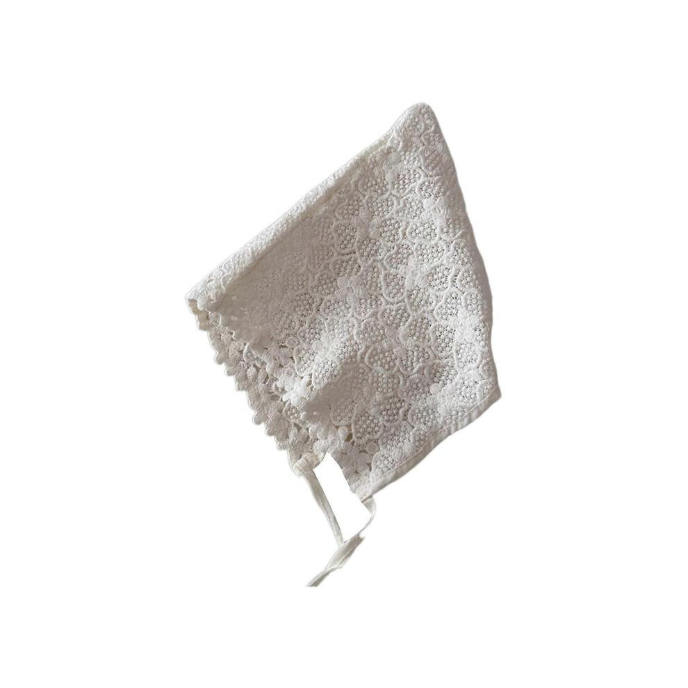 (1) Breathable Wide Brims Bonnet Hot Day Sun Hat Beach Getaways Lace Bonnet for Infant Newborn Outdoor Photography Hat