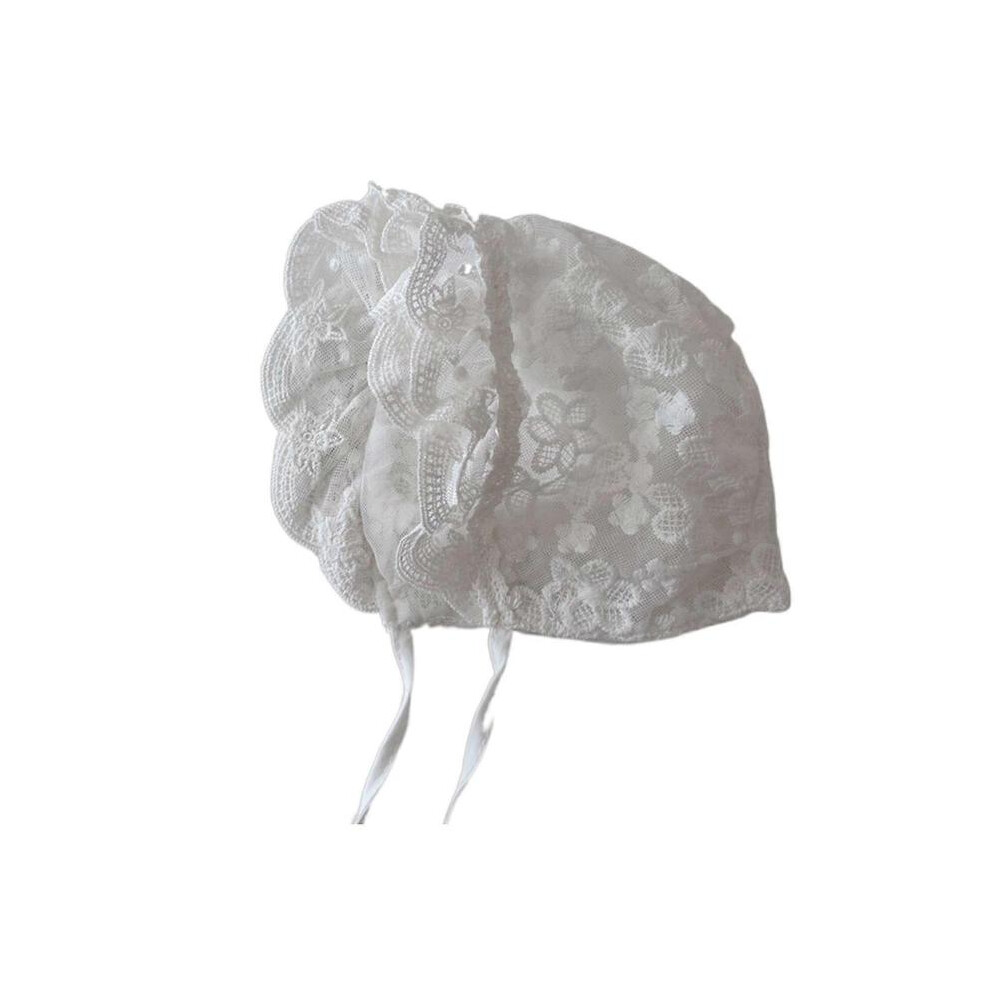 (5) Breathable Wide Brims Bonnet Hot Day Sun Hat Beach Getaways Lace Bonnet for Infant Newborn Outdoor Photography Hat