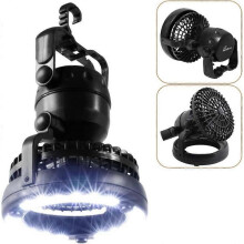 Camping Lights, 2 in 1 Portable Camping Tent Lights with Fan for Outdoor Activities Hurricane Emergency