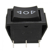 Ac 250v/10a 125v/15a 6-pin Dpdt Power Window Momentary Rocker Switch 12 V