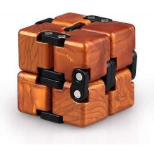 Little Golden Elephant Upgrade Infinite Rubik's Cube Toys to Relieve Stress and Anxiety (Gold)