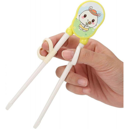 High-quality Non-Toxic Chopsticks, Training Chopsticks, Adjustable Silicone Ring for Kids 2