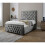 Snugg Furniture (Double 4Ft, Silver) Valencia Chenille Fabric Upholstered Bed 1