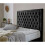 Snugg Furniture (Single 3Ft, Black) Valencia Chenille Fabric Upholstered Bed 3