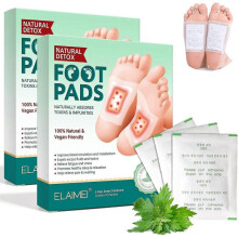 Detox Foot Patches, 20pcs Detox Foot Pads 100% Natural Organic Feet Patches Relieve Body Stress