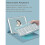 Ipad Keyboard Case with Mouse Retro Round Key Caps Detachable 3