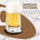 Drink Coasters Set with Holder, Silicone Coasters Tabletop Protection , Coasters for Drinks 4