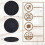 Drink Coasters Set with Holder, Silicone Coasters Tabletop Protection , Coasters for Drinks 2