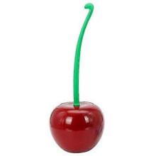 Toilet Brush New Creative Lovely Cherry Shape Lavatory Toilet Brush Toilet Bowl Brush Standing Toilet Brush Set Toilet Brush