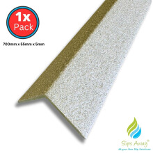 (White, 750mm) GRP Stair Nosings – Heavy-Duty Anti-Slip Safety Tread - Non-Slip Step Edge Protection