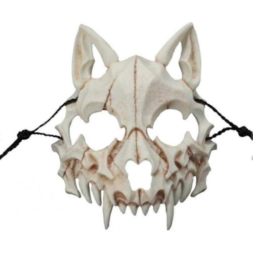 Japanese Halloween Mask, Werewolf Cosplay Mask