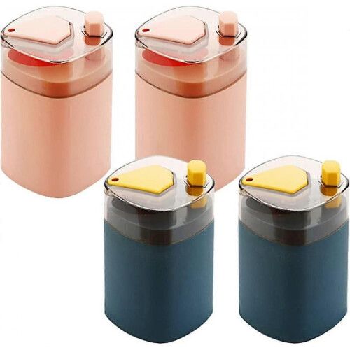 Automatic Toothpick Holder Toothpick Dispenser Case 4PCS Automatic Pop-Up Toothpick Box Toothpick Dispenser