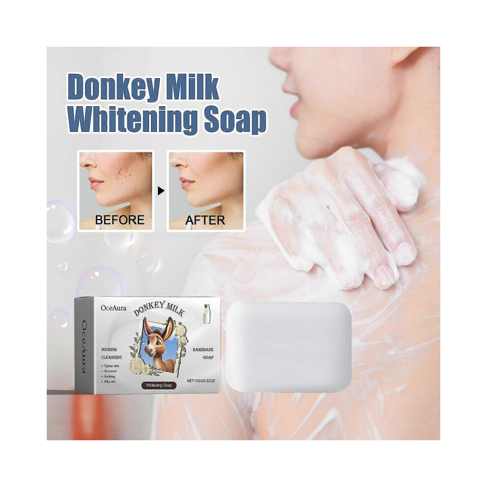 Donkey Milk Whitening Soap Donkey Milk Soap Natural Moisturizing The Skin Prevents Wrinkles Youthful And Beautiful