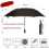 Umbrella Windproof Travel Umbrella Compact Folding Reverse Umbrella 5