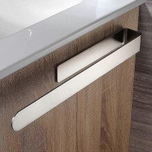 Bathroom Towel Rack Without Drilling Self Adhesive Towel Rack Stainless Steel 37cm Silver