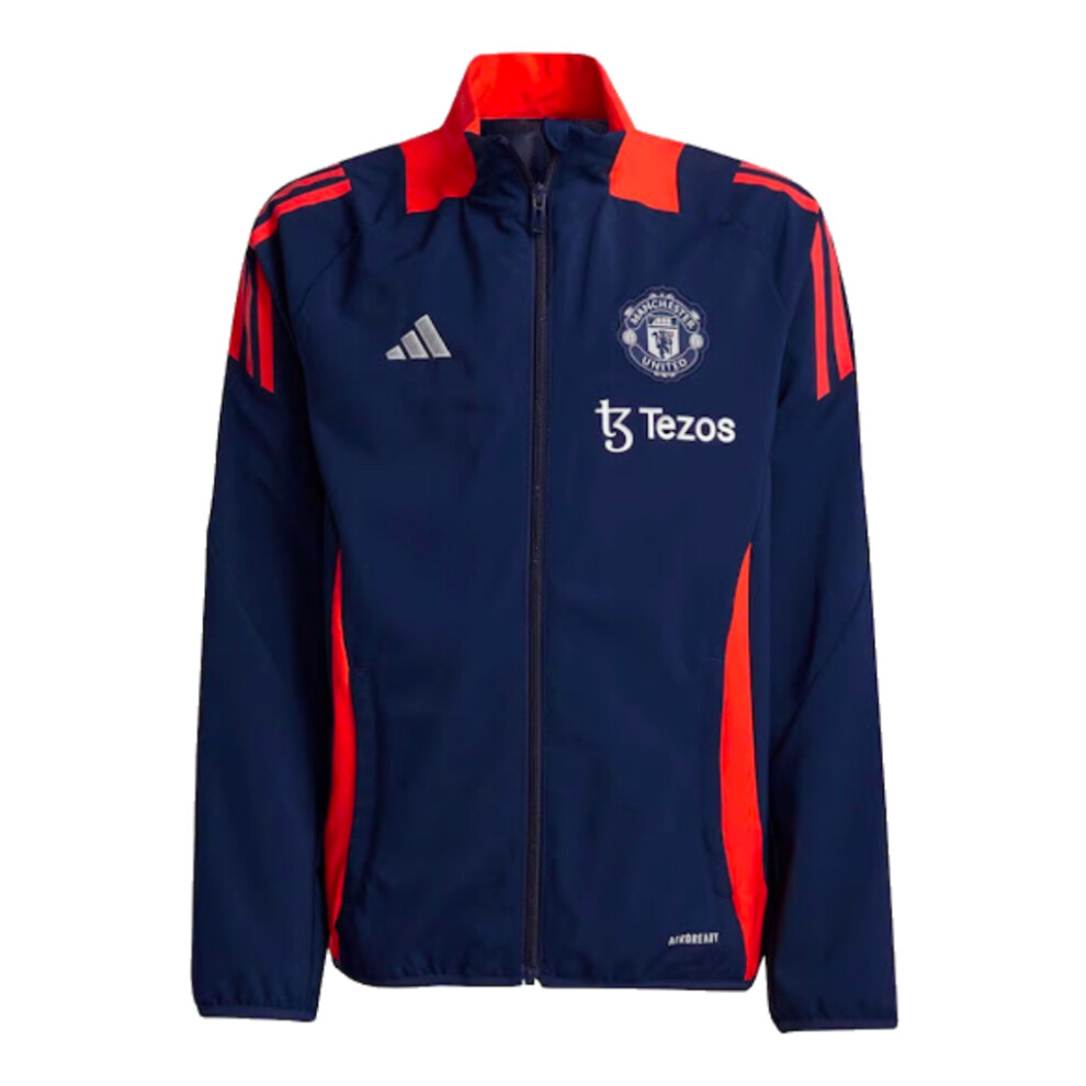 (M) 2024-2025 Man Utd Presentation Jacket (Night Indigo)