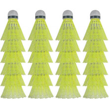 Nylon Badminton Shuttlecocks Birdies, for Badminton with Stable & Durable, Ideal Hitting Practice for Youth Players Indoor and Outdoor