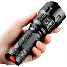 LED Flashlight Torch, 3300 Lumens Super Large Torch Torch Ultra Powerful Tactical Military Torch Adjustable Zoomable Waterproof Torch