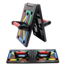 Push Up Board Foldable Multifunctional Weight Training Board with Push-ups Handles for Home Fitness, Portable, Non-Slip