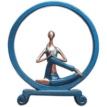 Yoga Girl - Resin Meditation Sculpture - Desktop Decoration for Home or Office(Prayer)