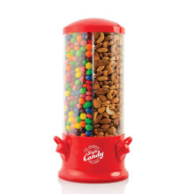Distribuidor de doces gourmet prtico 5,75 x 12,00 x 5,75 vermelho