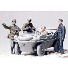 Tamiya 300035253 - 1:35 WWII Figurenset Schwimmwagen Amphibienfahrzeug 4