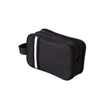 Trousse de toilette (noire, 25 cm/9,84 pouces), trousse de rangement pour maquillage, grande capacité,