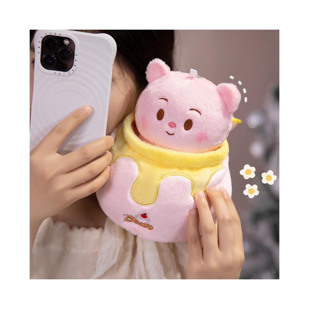 (Pink) Butter Plush Bear Toy Honey Pot Series Pendant Stuffed Animal Cotton With Pp-image-OPC-PH26VPC-NEW