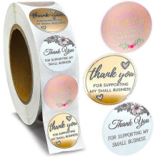 Handmade Label Stickers Party Supplies Seal Label Thank You Stickers Candy Bags