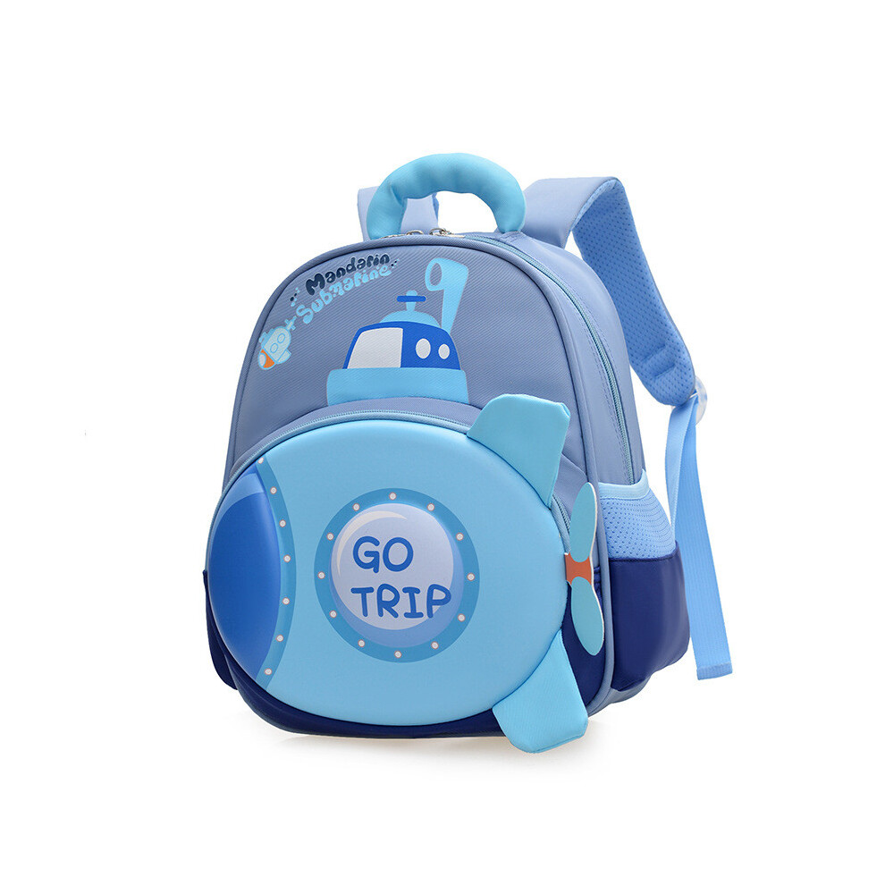 (Sky Blue) Letters English With Unisex Anime Backpack 3d Nylon Big School Bag Lightweight-image-OPC-PH26W79-NEW